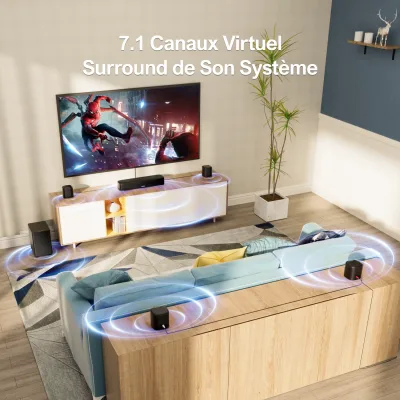 Barre de son 7,1 avec caisson de basses – image 3