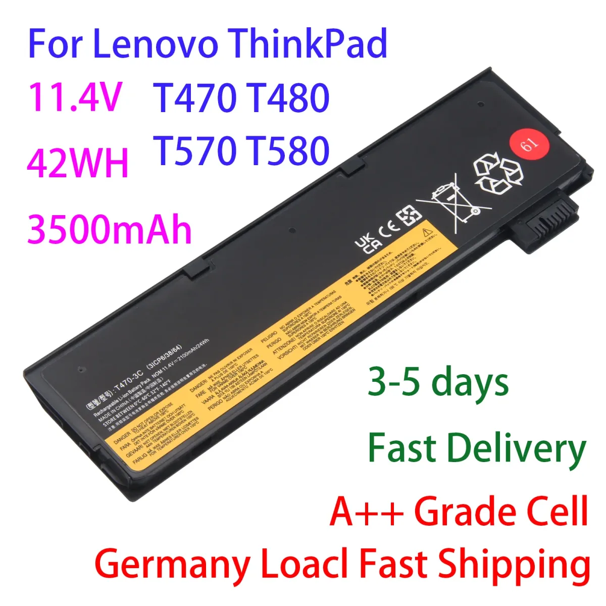 Batterie Li-polymère 3 cellules 24 Wh 2100 mAh