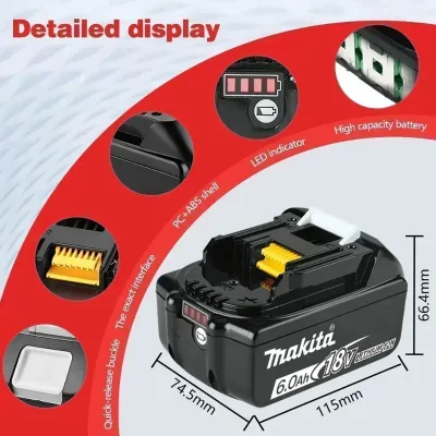 Batterie lithium-ion 18 V pour outil électrique – image 2