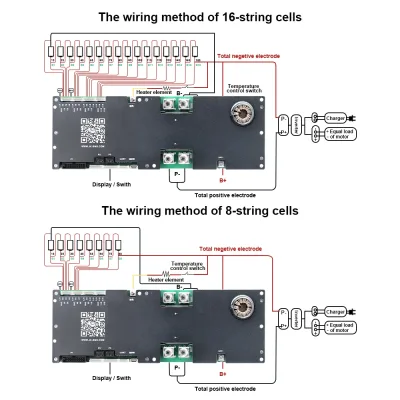BMS intelligent 8S à 16S, équilibrage actif – image 3