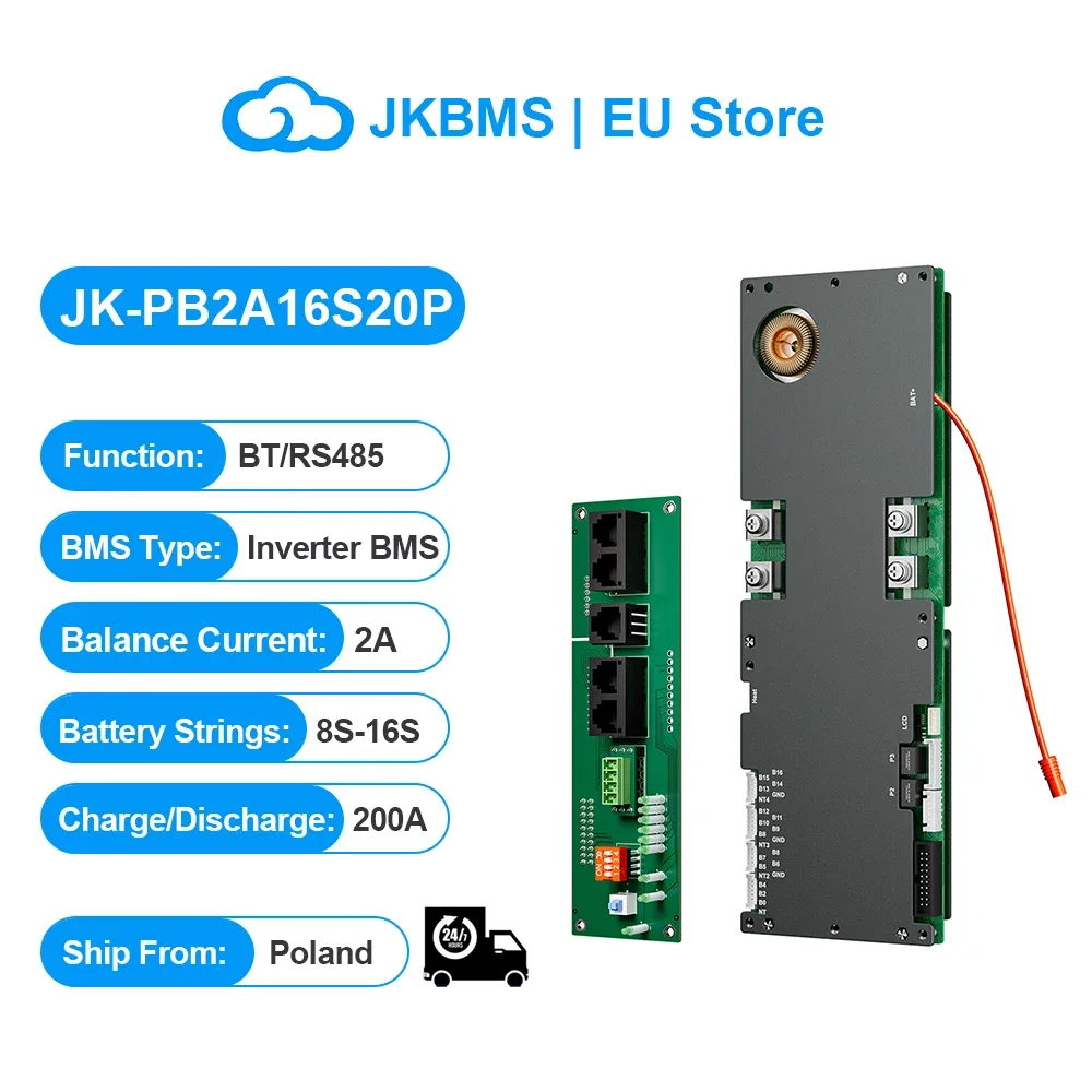 BMS intelligent actif de 8S à 16S, Bluetooth