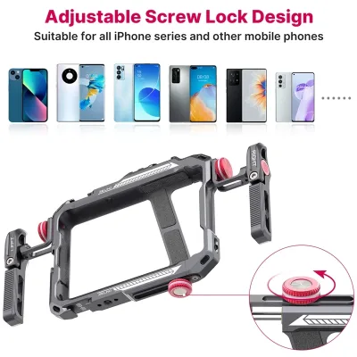 Cage de smartphone avec poignées pour vlog – image 2