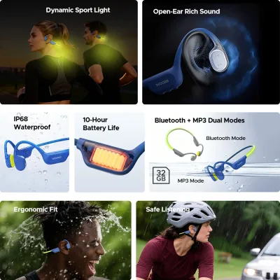 Casque à conduction osseuse sans fil, 32 Go – image 2