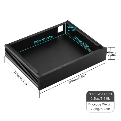 Châssis en aluminium pour préampli ou DAC – image 2