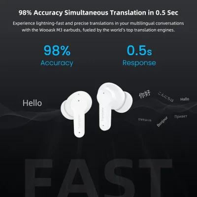 Écouteurs traducteurs bidirectionnels M3 – image 2
