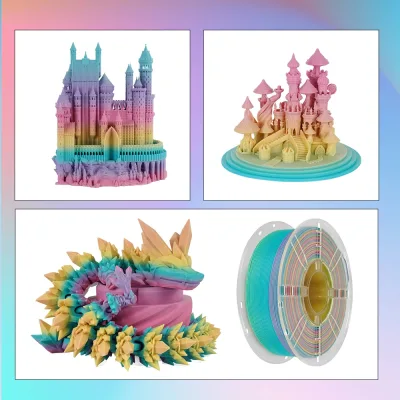 Filament PLA mat arc-en-ciel 1,75 mm, 1 kg – image 3