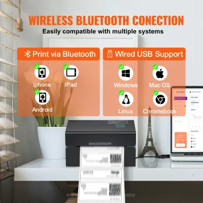 Imprimante d'étiquettes thermique Bluetooth – image 3