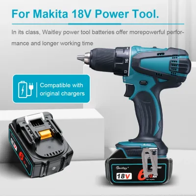 Lot de 2 batteries Li-ion 18 V 6 Ah – image 2