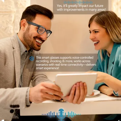Lunettes connectées avec caméra et Bluetooth – image 2