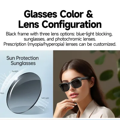 Lunettes connectées avec caméra et Bluetooth – image 3