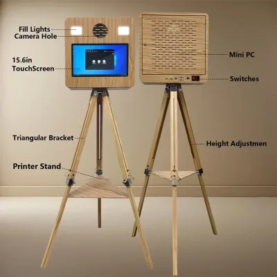 Photomaton miroir tactile sur trépied – image 2