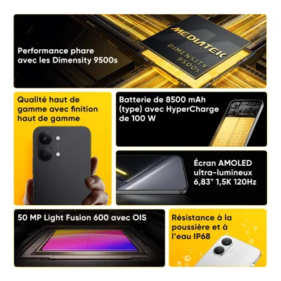 Smartphone 5G écran AMOLED 6,83 pouces – image 2