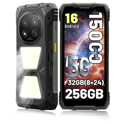 Smartphone robuste 5G double SIM, 8 Go